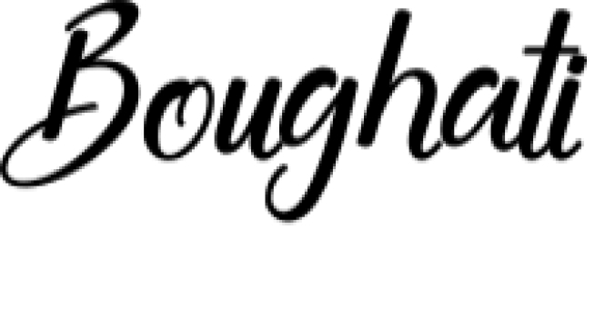 Boughati Font Preview