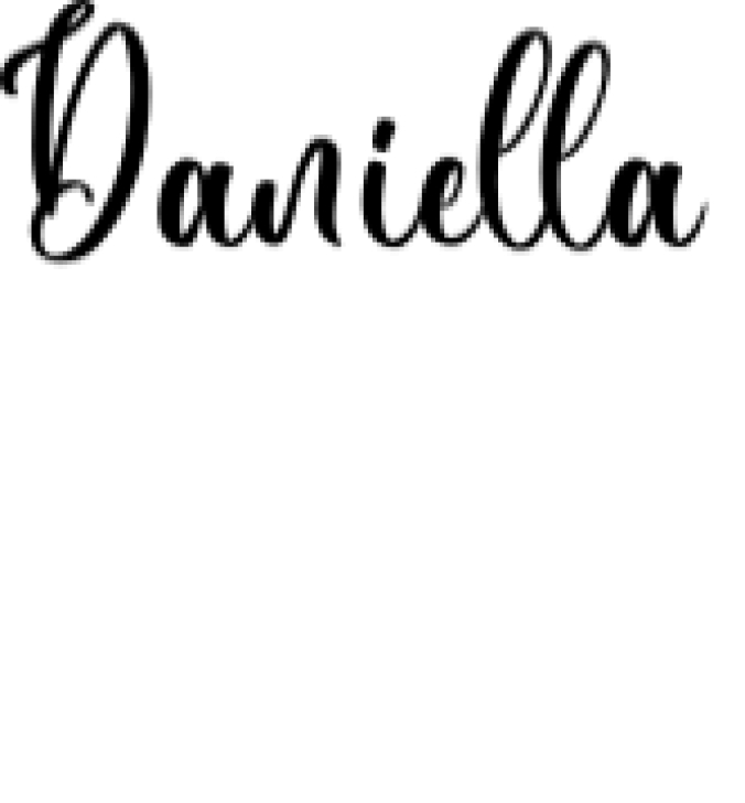 Daniella Font Preview