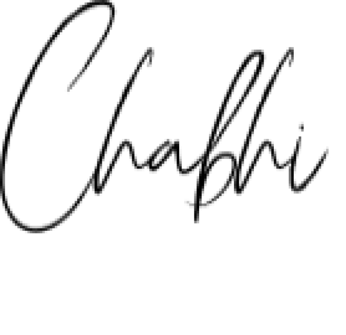 Chabhi Font Preview
