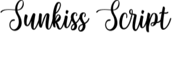 Sunkiss Font Preview