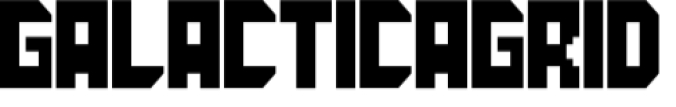 Galactica Grid Font Preview
