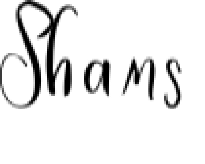Shams Font Preview
