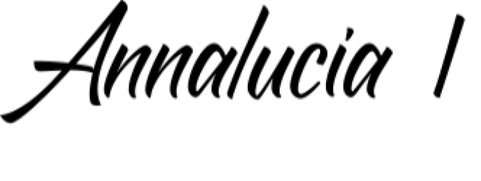 Annalucia Font Preview