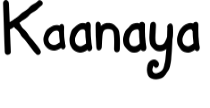 Kaanaya Font Preview
