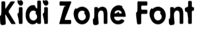 Kidi Zone Font Preview