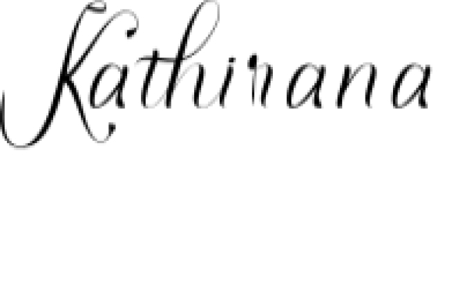 Kathirana Font Preview