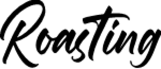 Roasting Font Preview