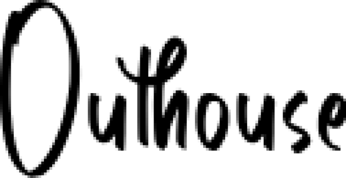 Outhouse Font Preview