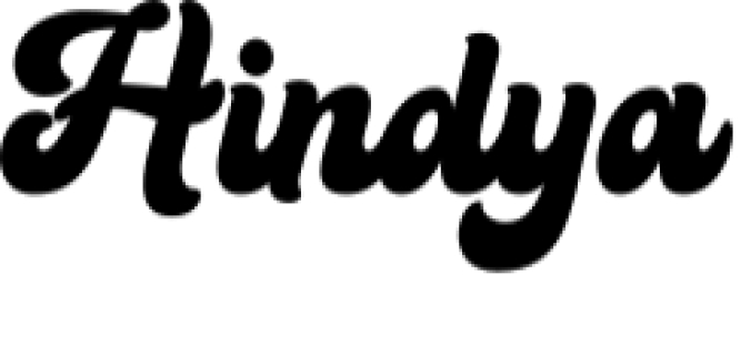 Hindya Font Preview