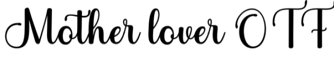 Mother Lover Font Preview
