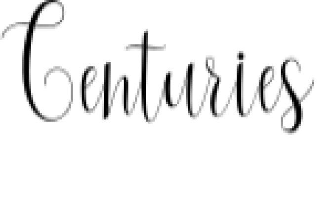 Centuries Font Preview