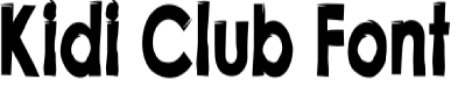 Kidi Club Font Preview