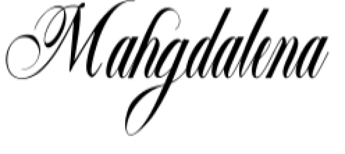Mahgdalena Font Preview