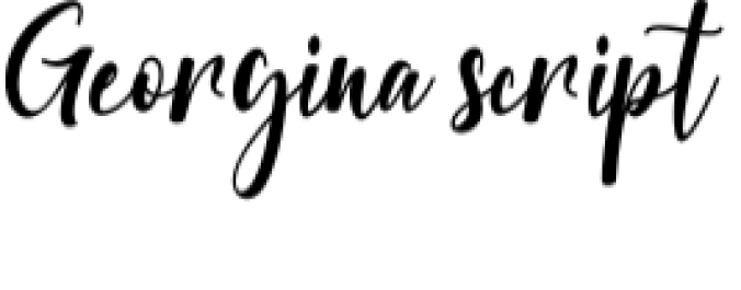 Georgina Script Font Preview