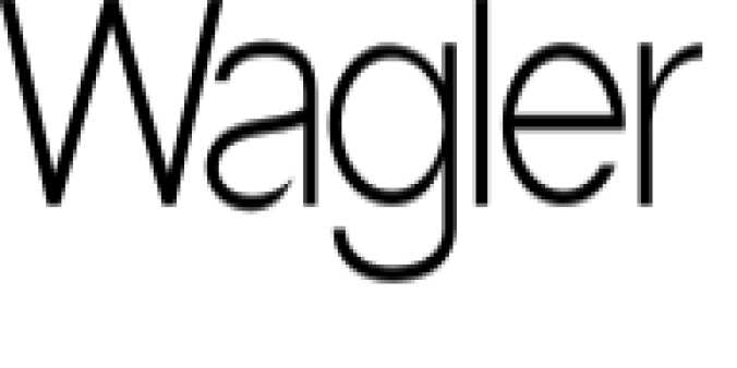 Wagler Font Preview