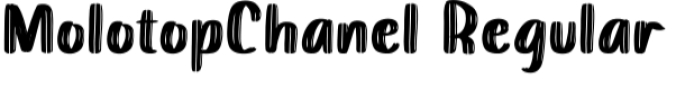 Molotop Chanel Font Preview