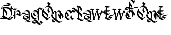Hand Drawing Font Preview