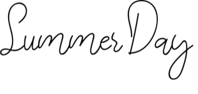 Summer Day Font Preview