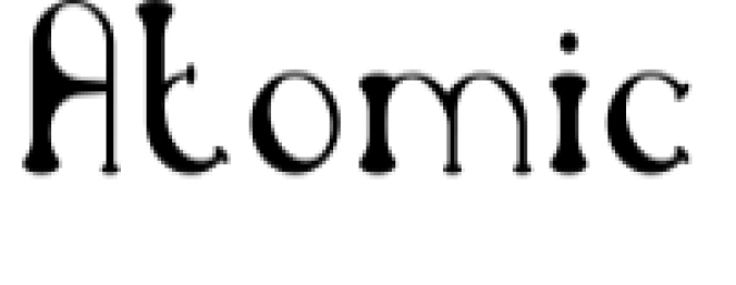 Atomic Font Preview