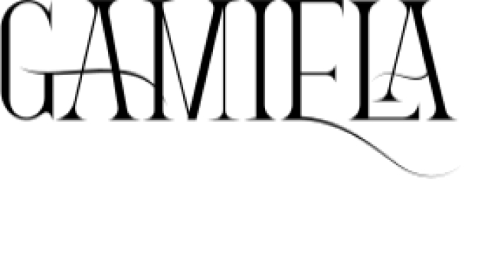Gamiela Font Preview