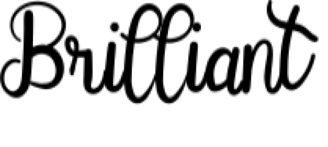 Brilliant Font Preview