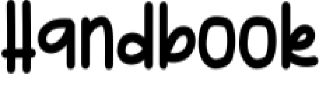 Handbook Font Preview