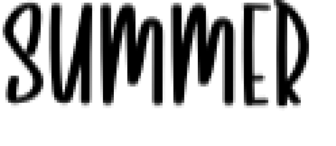 Summer Font Preview