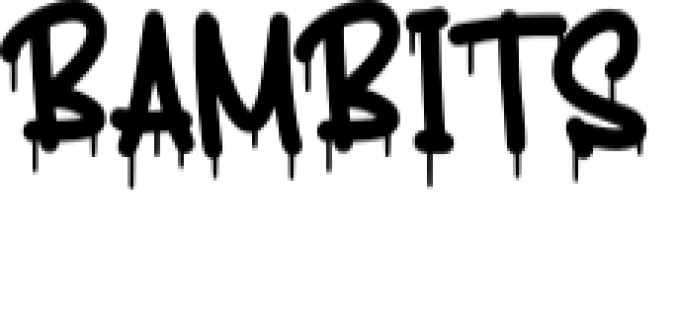 Bambits Font Preview