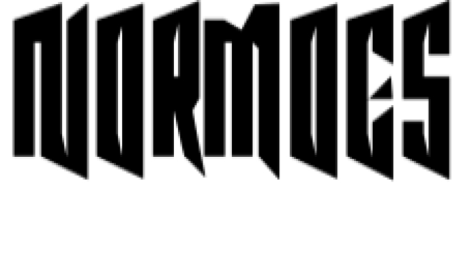 Normoes Font Preview