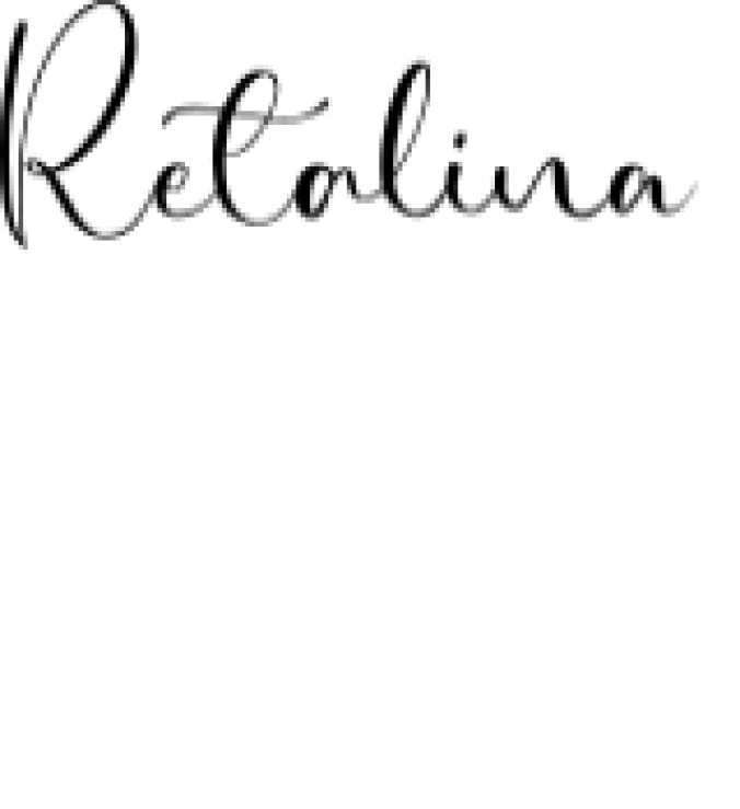Retalina Font Preview