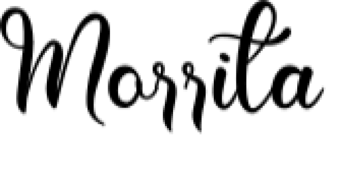 Morrita Font Preview
