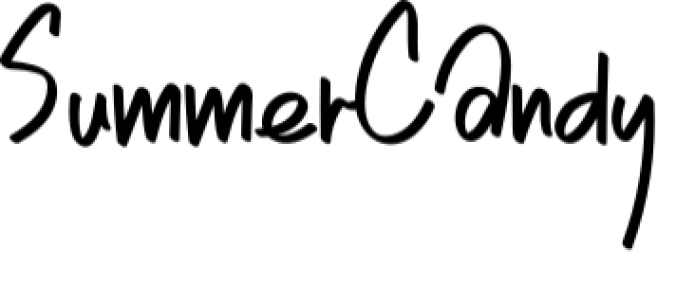 Summer Candy Font Preview