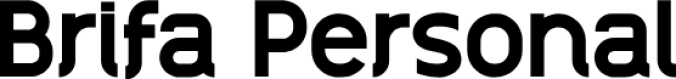 Brifa Personal Font Preview