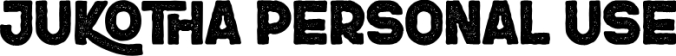JUKOTHA Font Preview