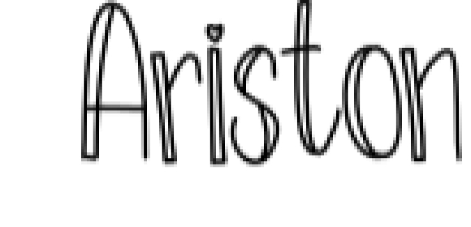Ariston Font Preview