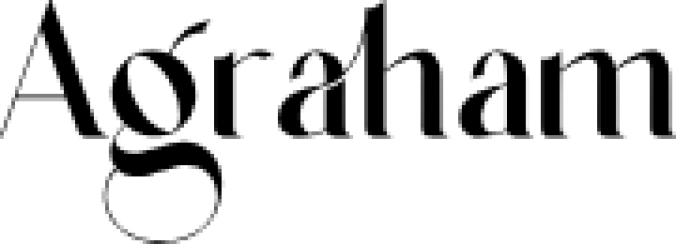 Agraham Font Preview