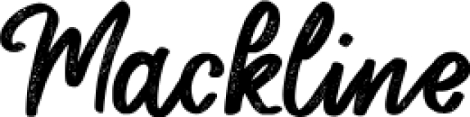 Mackline Font Preview