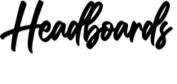 Headboards Font Preview