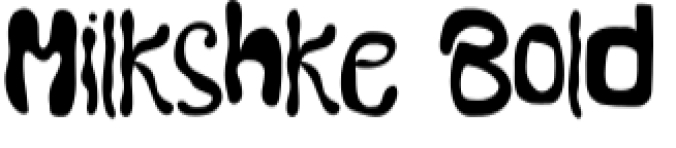 Milkshake Font Preview
