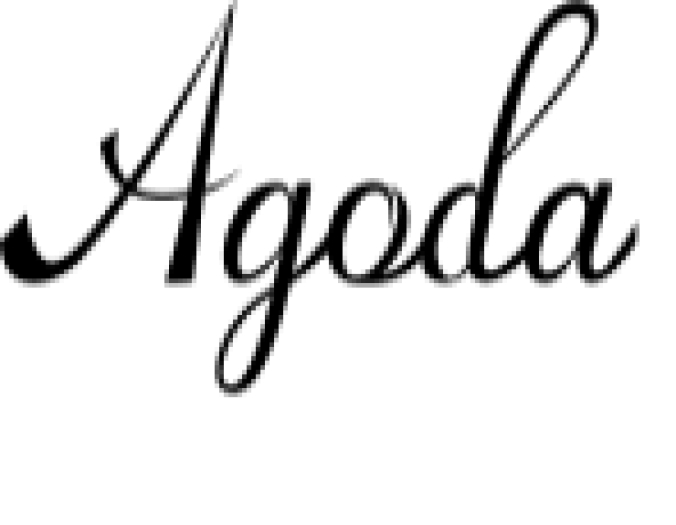 Agoda Font Preview
