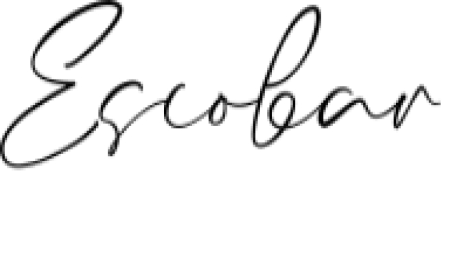 Escobar Font Preview