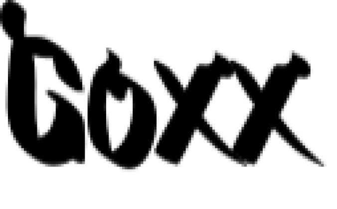 Goxx Font Preview