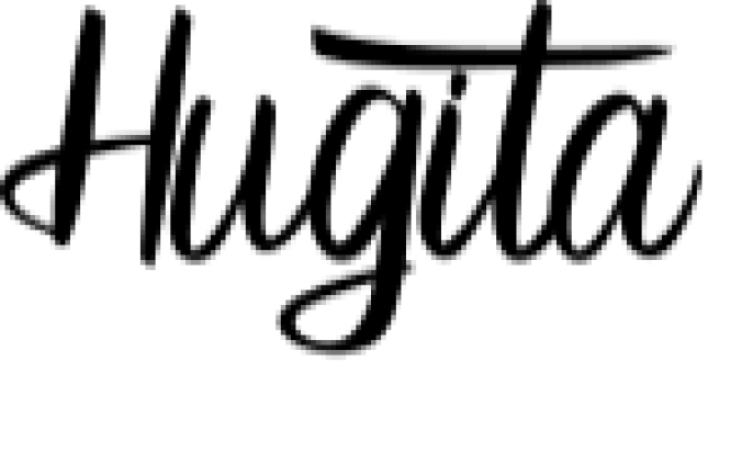 Hugita Font Preview