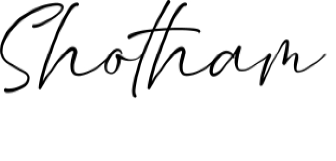 Shotham Font Preview