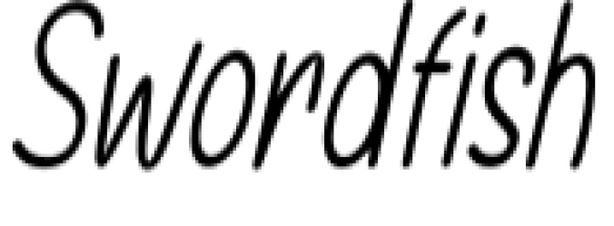 Swordfish Font Preview