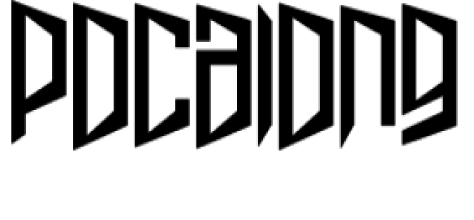 Pocalong Font Preview