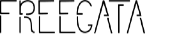 Freegata Font Preview