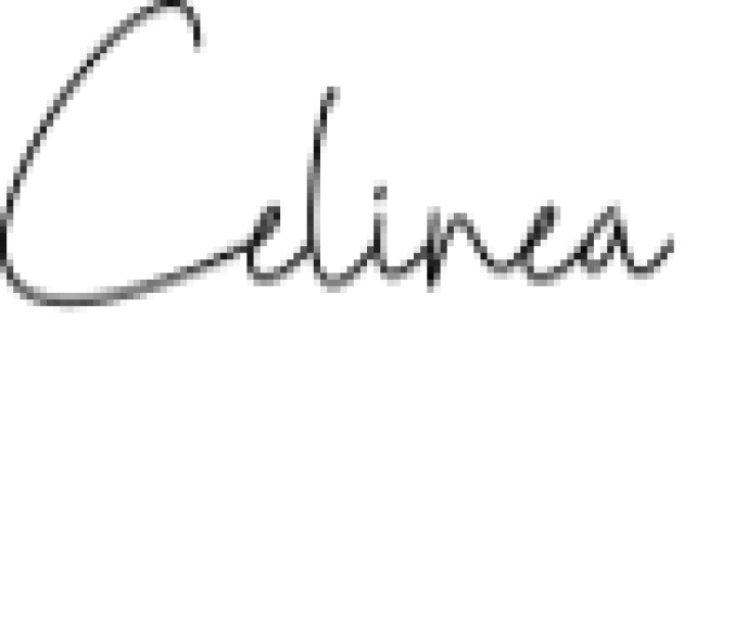 Celinea Font Preview