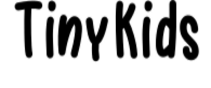 Tiny Kids Font Preview