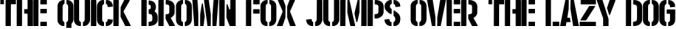 Stencil Latin for Mac and Windows Font Preview